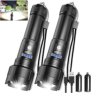 可充电 led 战术手电筒 高流明8000流明 xhp50 超亮 led 手电筒带